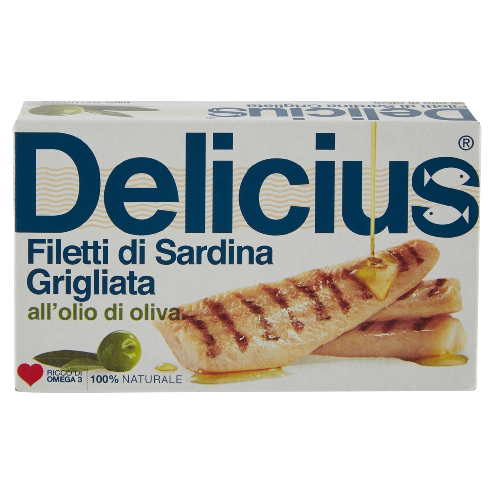 Delicius Filetti di Sardina Grigliata all'olio di oliva 90 g