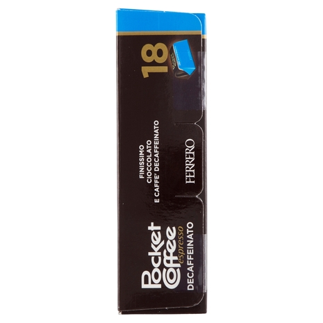 Pocket Coffee espresso Decaffeinato 18 pezzi 225 g