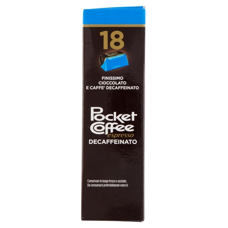 Pocket Coffee espresso Decaffeinato 18 pezzi 225 g