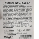 la Sorgente Riccioline al farro 200 g