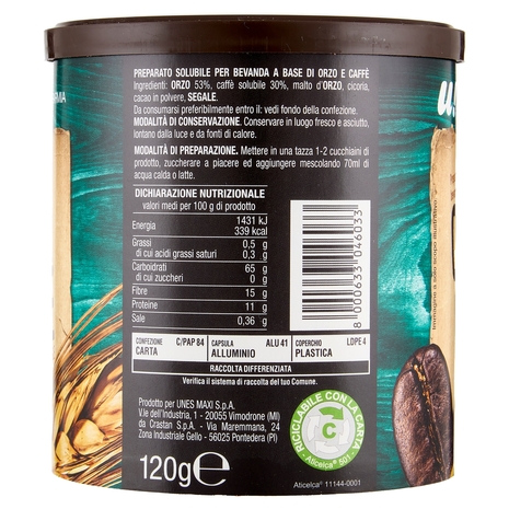 Preparato per Bevanda a Base di Orzo e Caffè U! Confronta e Risparmia