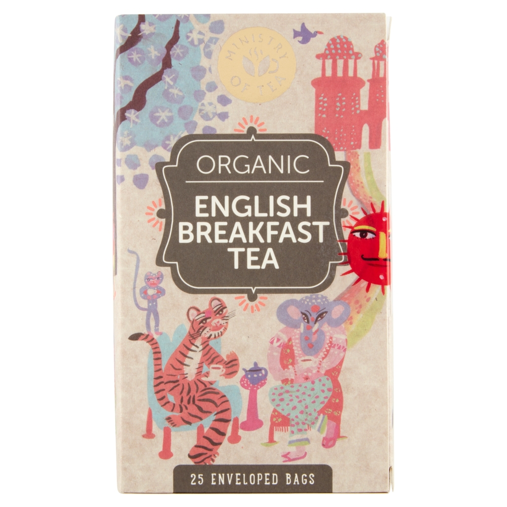 Ministry of Tea Organic English Breakfast Tea 25 x 2 g