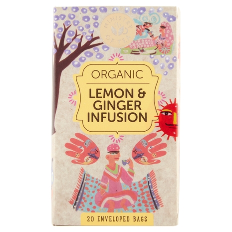 Ministry of Tea Organic Lemon & Ginger Infusion 20 x 1,75 g