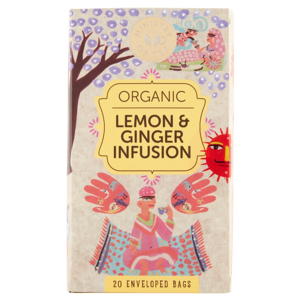 Ministry of Tea Organic Lemon & Ginger Infusion 20 x 1,75 g