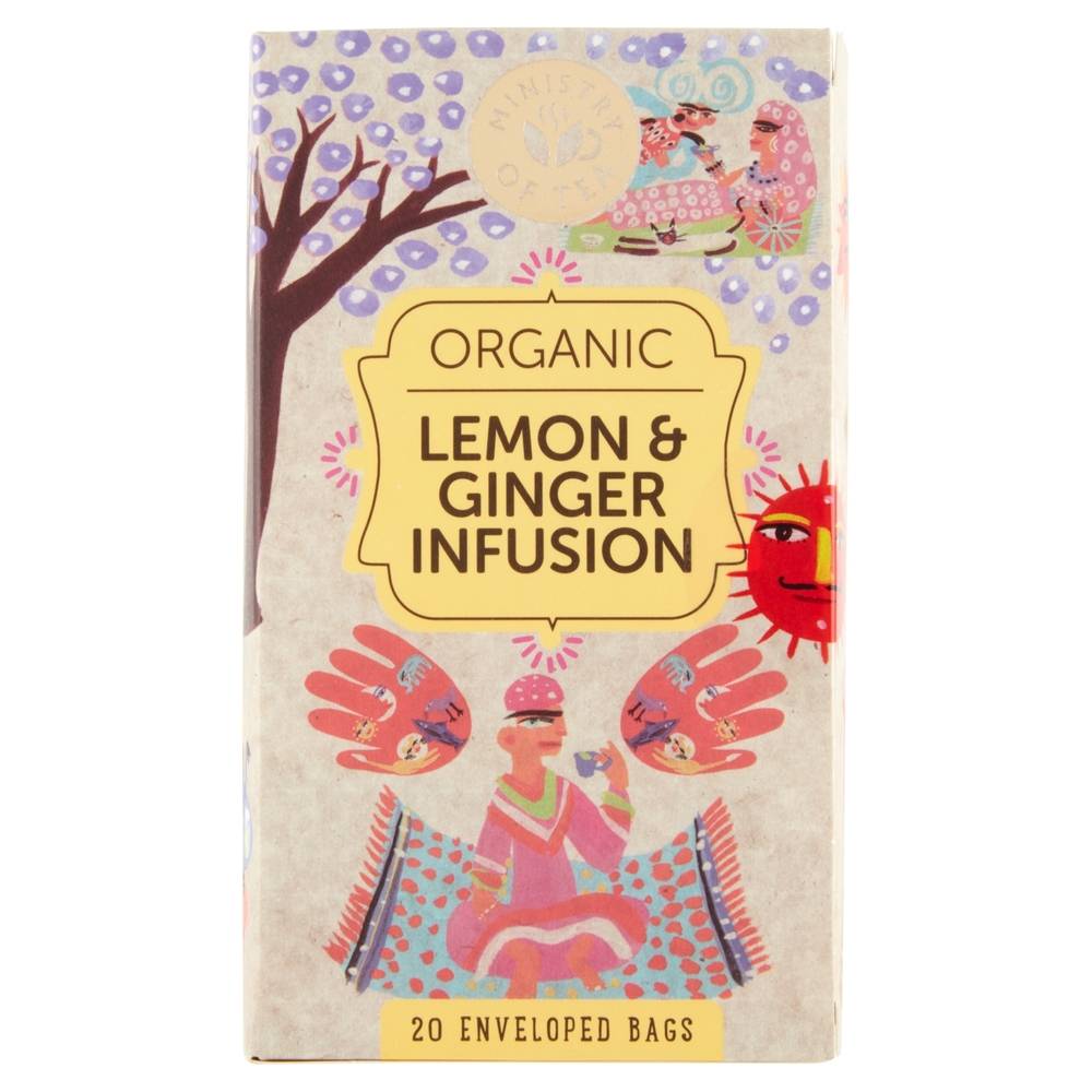 Ministry of Tea Organic Lemon & Ginger Infusion 20 x 1,75 g