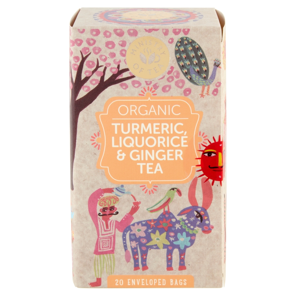 Ministry of Tea Organic Turmeric, Liquorice & Ginger Tea 20 x 1,75 g