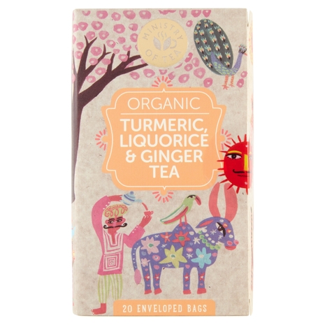 Ministry of Tea Organic Turmeric, Liquorice & Ginger Tea 20 x 1,75 g