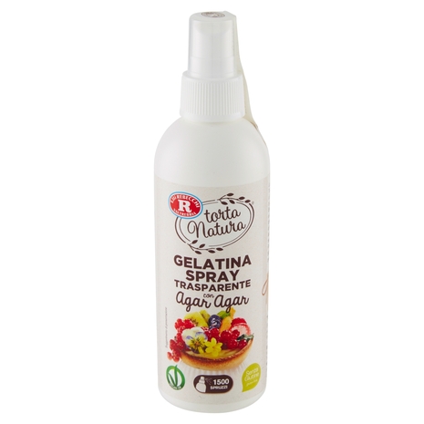 F.lli Rebecchi Valtrebbia torta Natura Gelatina Spray Trasparente con Agar Agar 200 ml