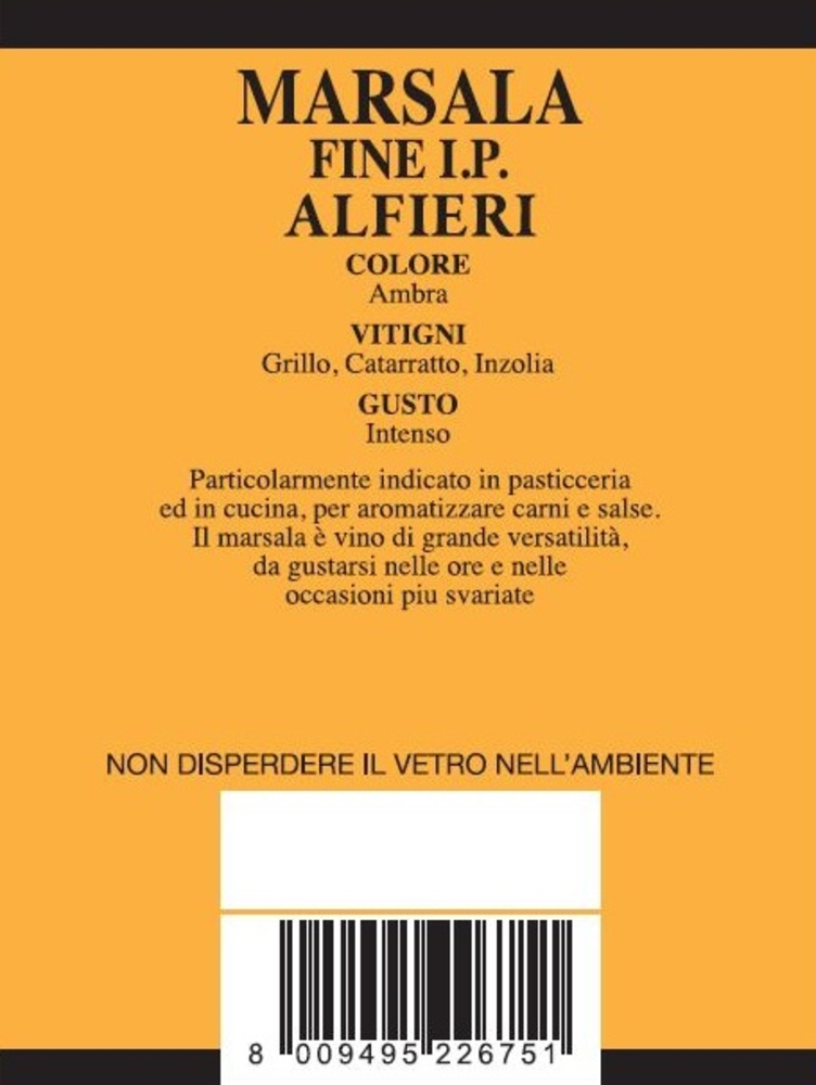 Marsala Fine Alfieri, 75 cl