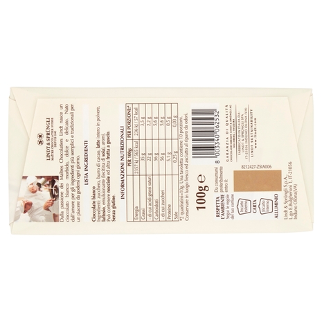 Lindt Gamme Bleue Tavoletta Cioccolato bianco 100  g