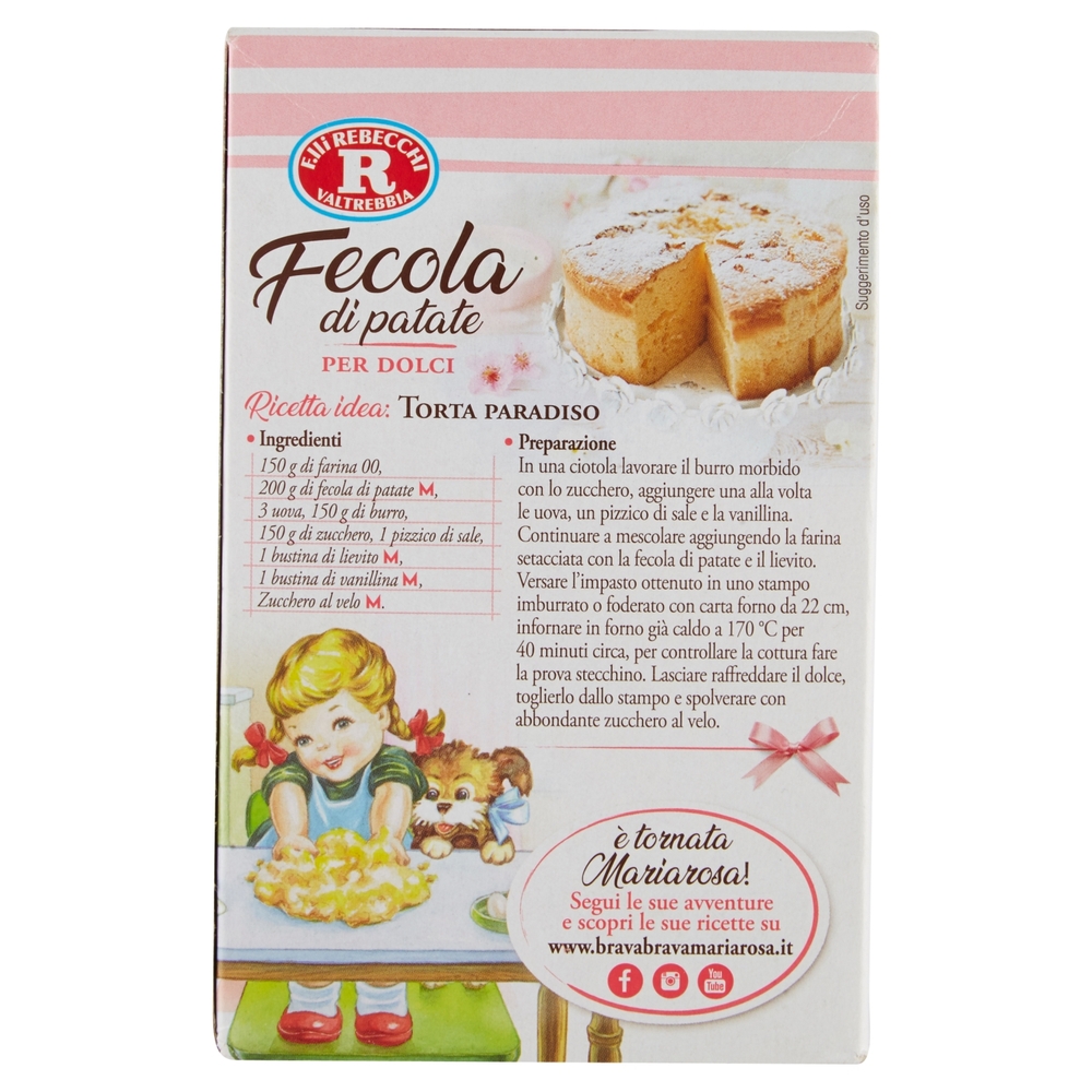 Mariarosa Fecola di patate per Dolci 250 g