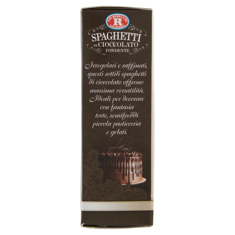 F.lli Rebecchi Valtrebbia Pasticceria Creativa Spaghetti di Cioccolato Fondente 50 g
