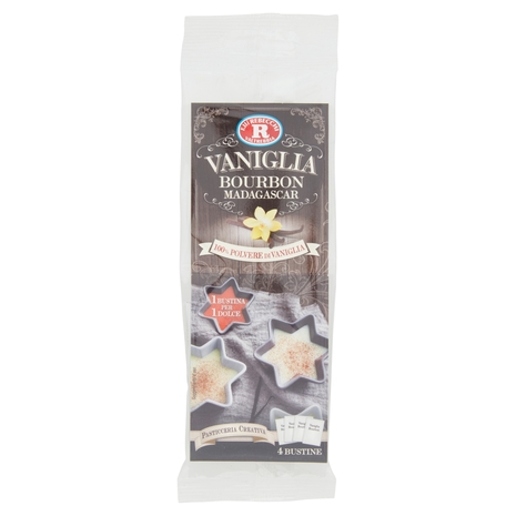 F.lli Rebecchi Valtrebbia Pasticceria Creativa Vaniglia Bourbon Madagascar 4 x 1 g