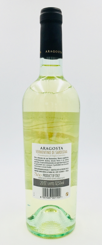 Vermentino Aragosta, 75 cl