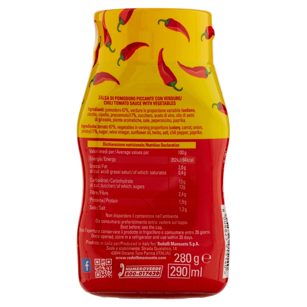 Ortolina Salsa Piccante 280 g