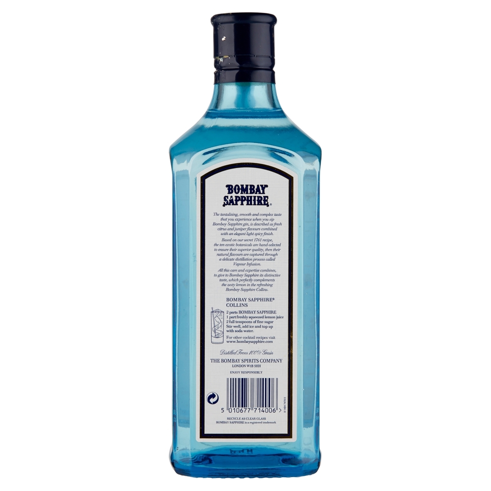 Bombay Sapphire Distilled London Dry Gin 70 cl