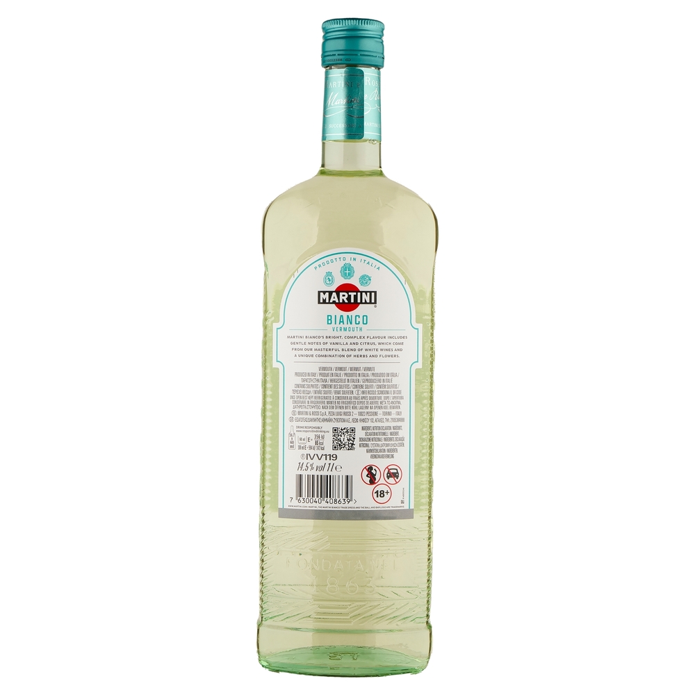 Martini Bianco Vermouth 1 L