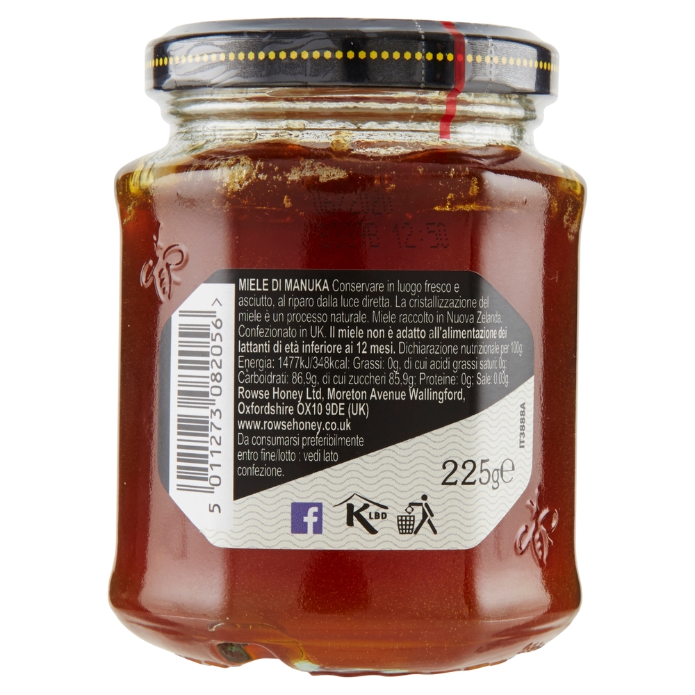 Rowse Authentic New Zealand Manuka Honey 225 g