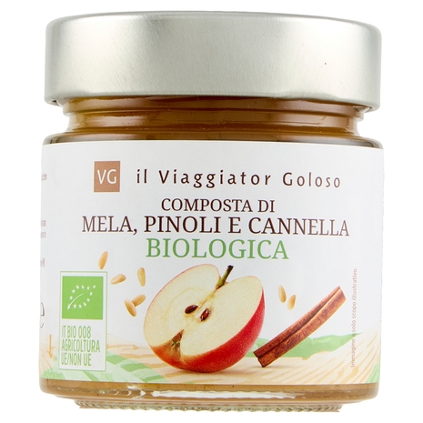 Composta di Mela, Pinoli e Cannella BIO Il Viaggiator Goloso