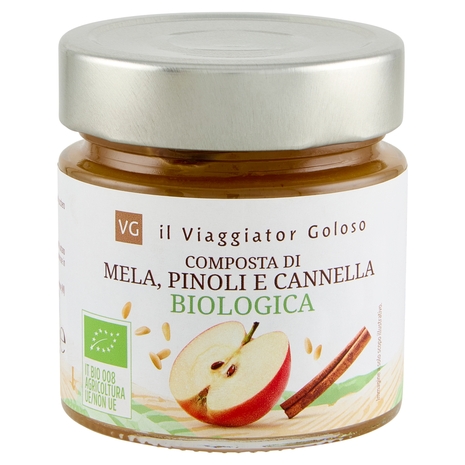 Composta di Mela, Pinoli e Cannella BIO Il Viaggiator Goloso