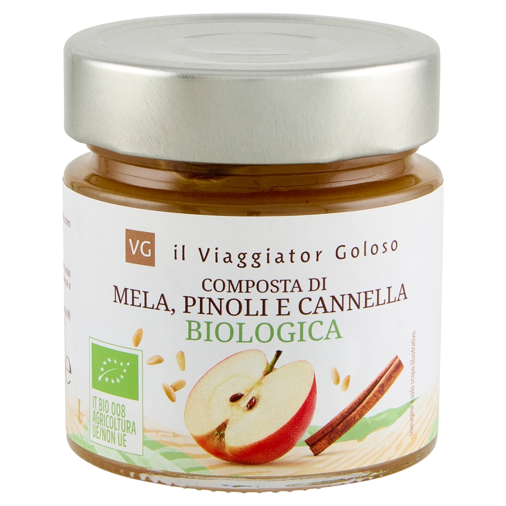 Composta di Mela, Pinoli e Cannella BIO Il Viaggiator Goloso