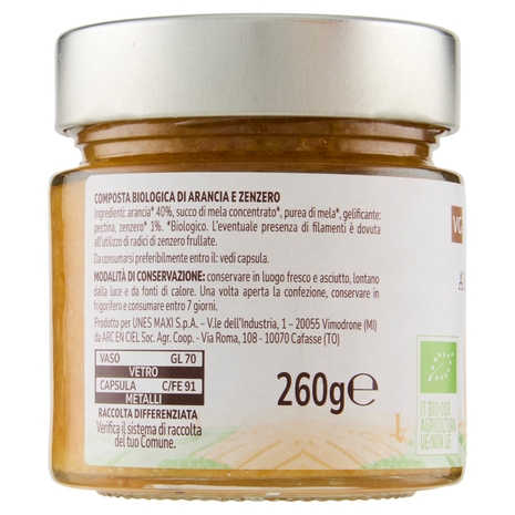 Composta di Arancia e Zenzero BIO Il Viaggiator Goloso