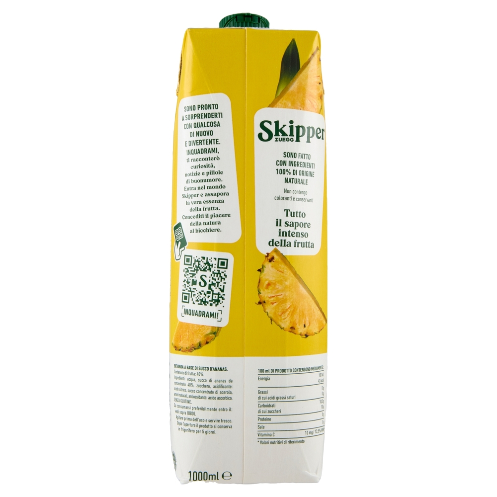 Zuegg Skipper Ananas Intenso e fonte di vitamina C 1000 ml