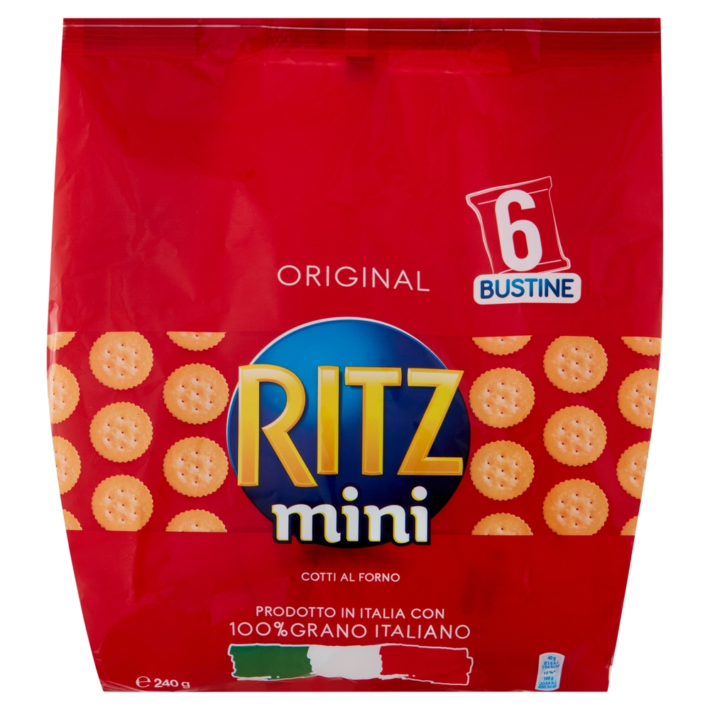Ritz Original Mini Crackers Multipack 6 Bustine - 240g
