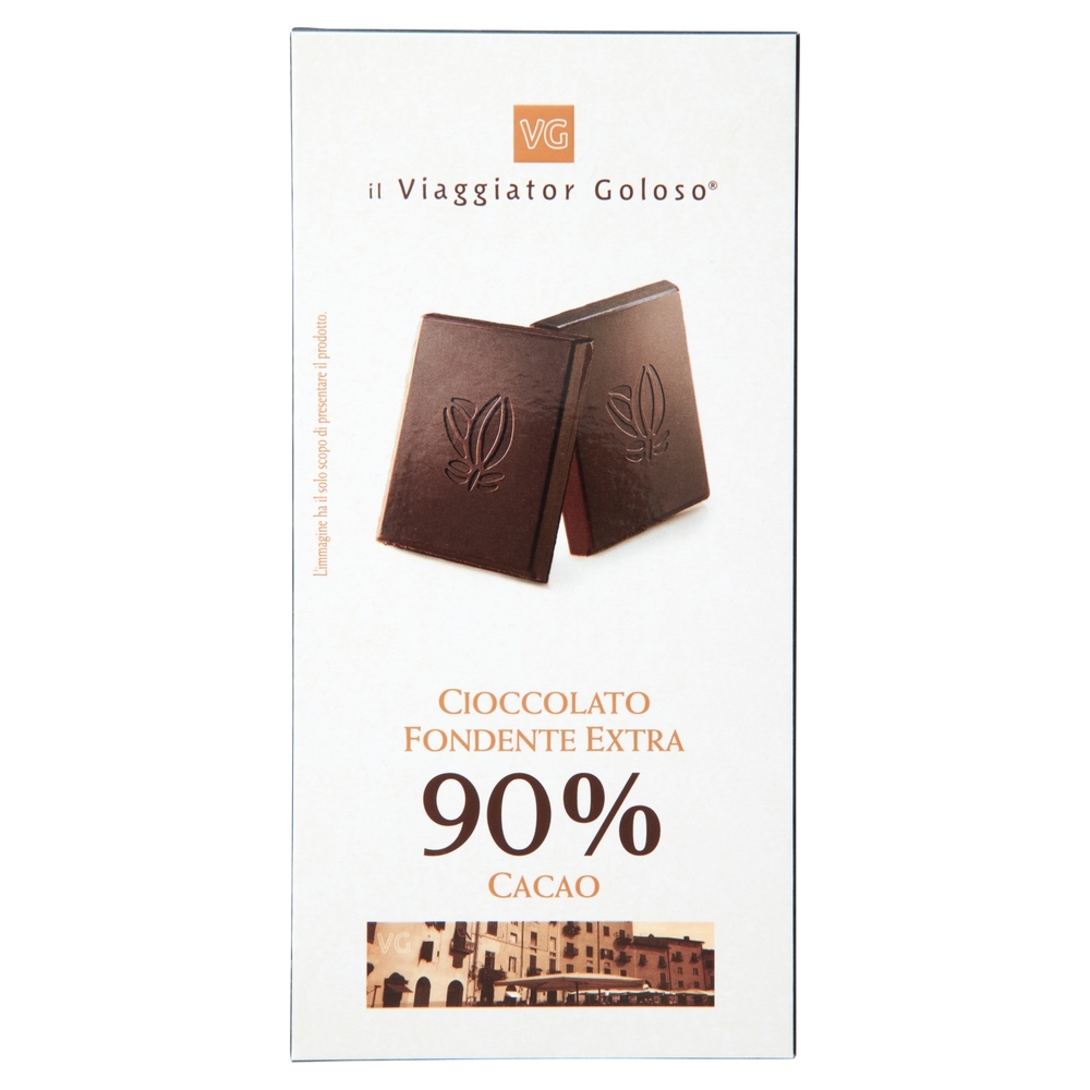 Cioccolato Fondente Extra 90% Il Viaggiator Goloso