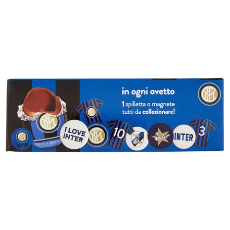 3 Ovetti di Cioccolato al Latte con Sorpresa Inter 3 x 20 g