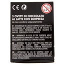 3 Ovetti di Cioccolato al Latte con Sorpresa Juventus 3 x 20 g