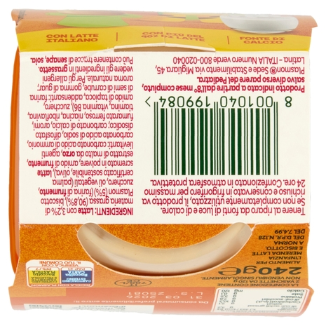 Plasmon la Merenda Latte e Biscotto 2 x 120 g
