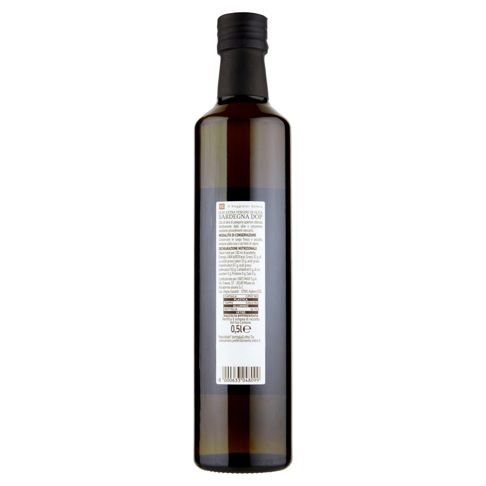 Olio Extra Vergine di Oliva Sardegna DOP Il Viaggiator Goloso
