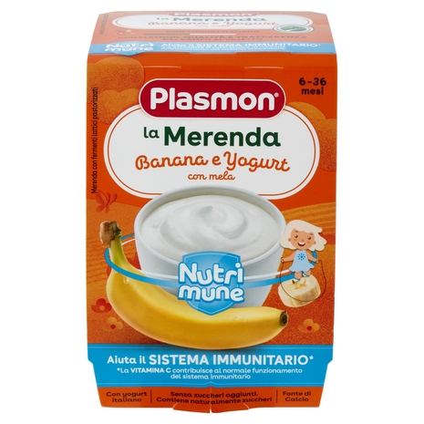 Plasmon la Merenda Banana e Yogurt Nutri mune 240 g