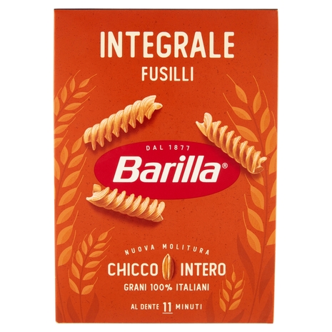 Barilla Pasta Integrale Fusilli 100% grano italiano 500 g