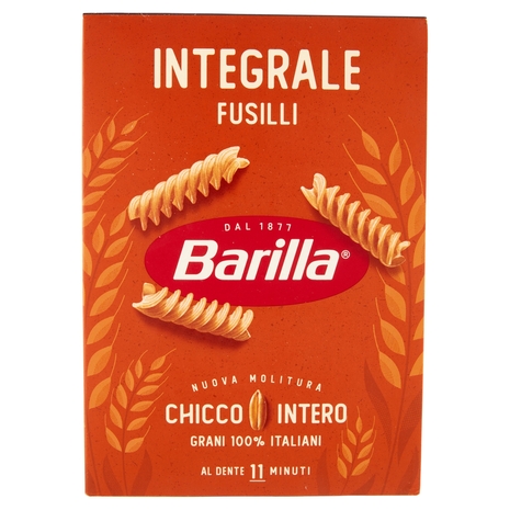 Barilla Pasta Integrale Fusilli 100% grano italiano 500 g