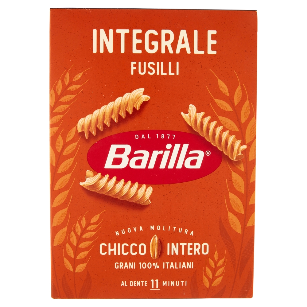 Barilla Pasta Integrale Fusilli 100% grano italiano 500 g