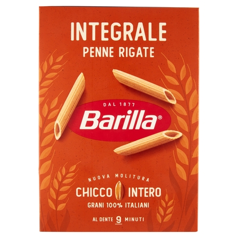 Barilla Pasta Integrale Penne Rigate 100% grano italiano 500 g