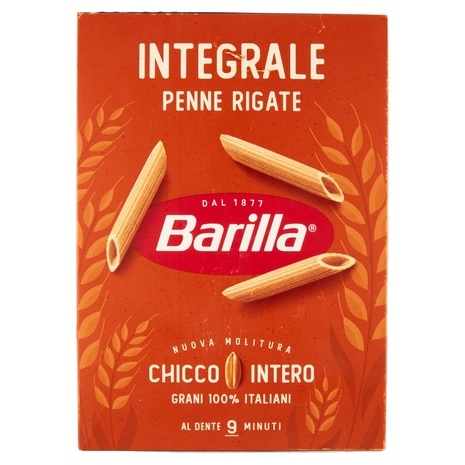 Barilla Pasta Integrale Penne Rigate 100% grano italiano 500 g