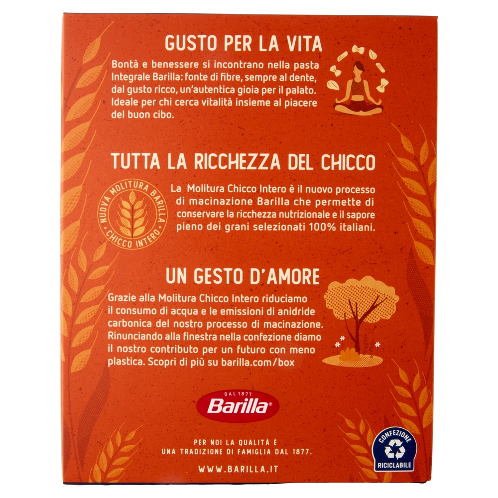 Barilla Pasta Integrale Farfalle 100% grano italiano 500 g
