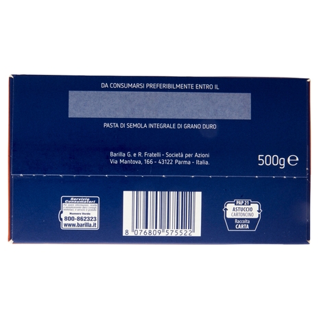 Barilla Pasta Integrale Farfalle 100% grano italiano 500 g