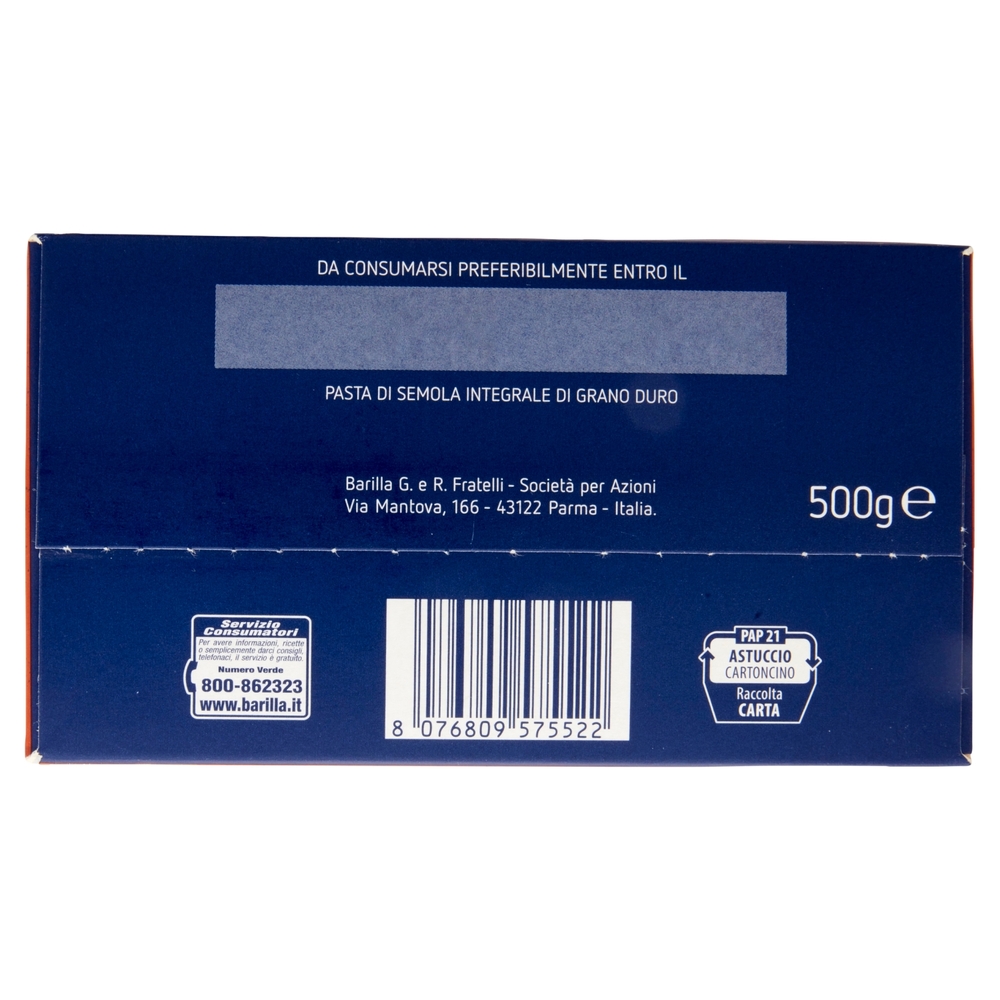 Barilla Pasta Integrale Farfalle 100% grano italiano 500 g