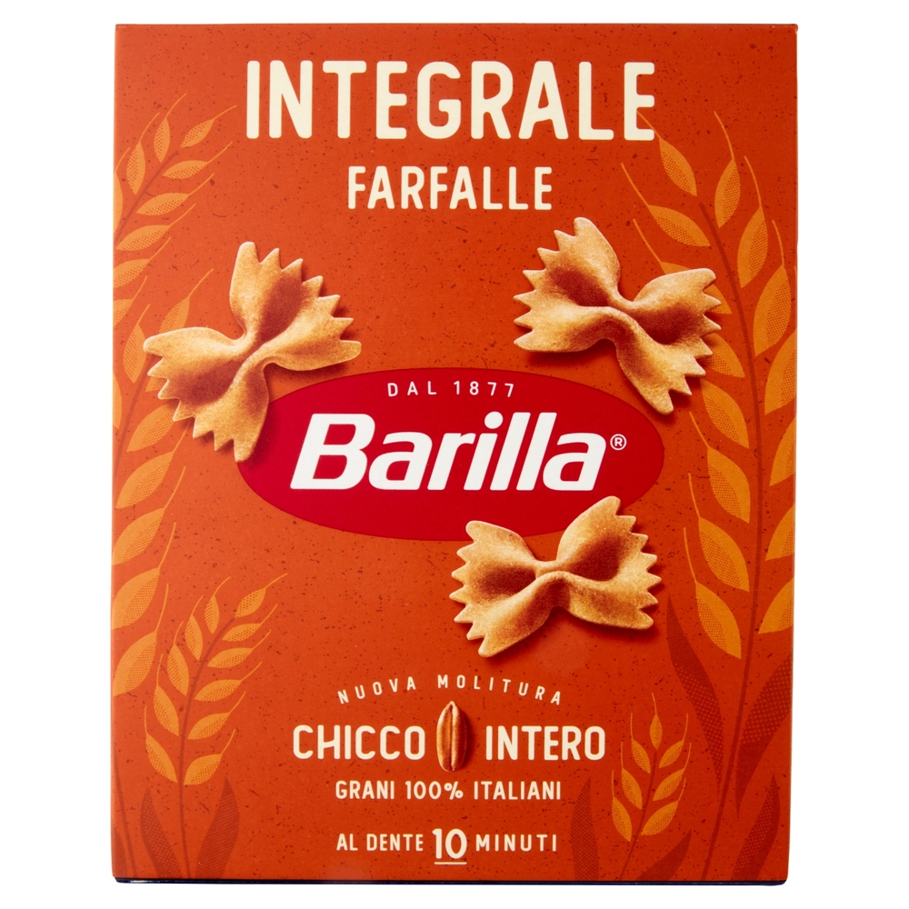 Barilla Pasta Integrale Farfalle 100% grano italiano 500 g
