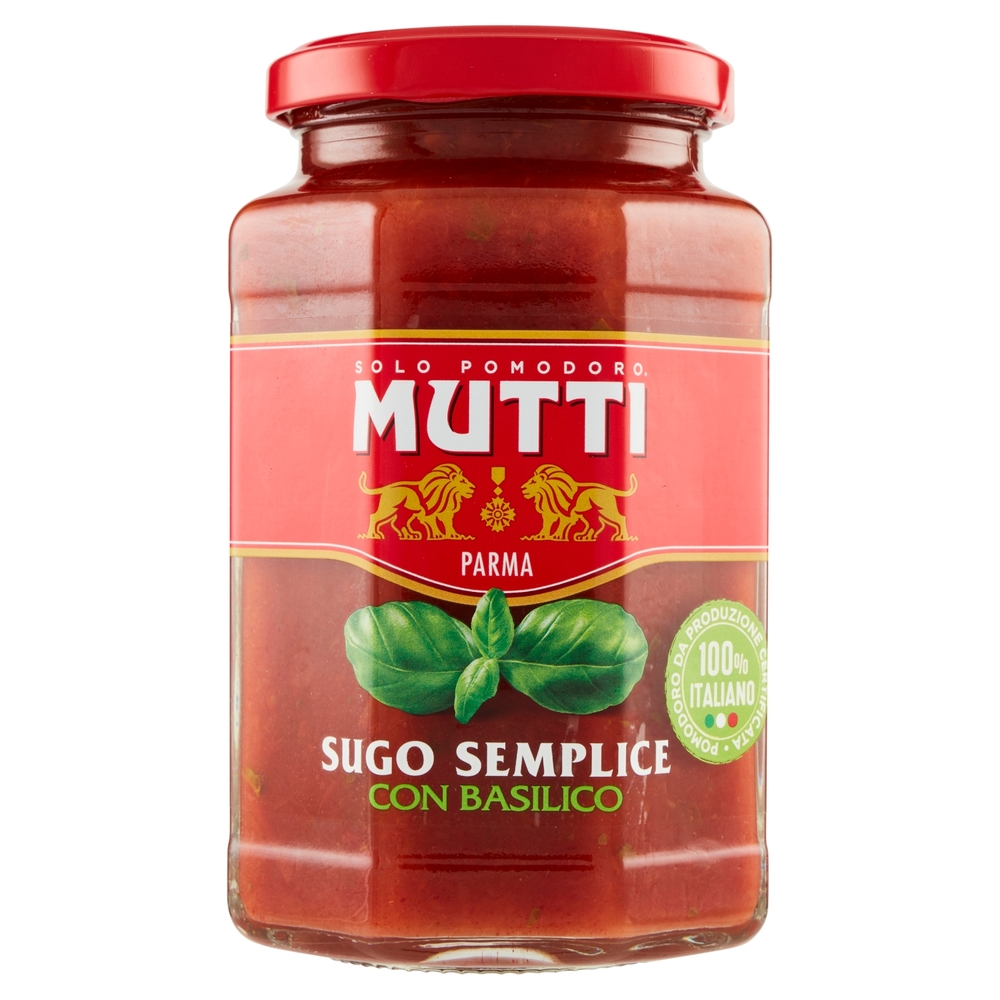Mutti Sugo Semplice con Basilico 400 g