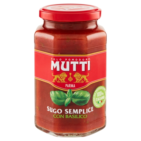 Mutti Sugo Semplice con Basilico 400 g