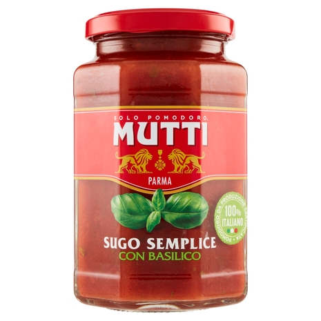 Mutti Sugo Semplice con Basilico 400 g