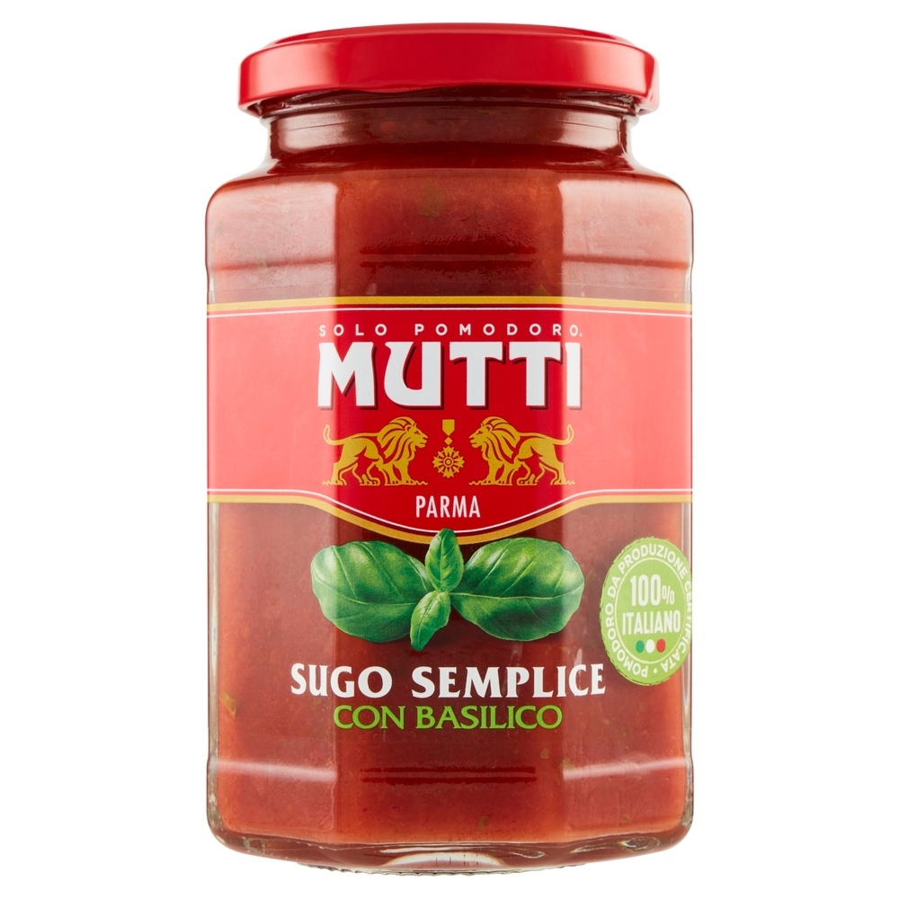 Mutti Sugo Semplice con Basilico 400 g