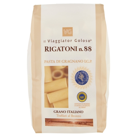 RIGATONI N.88 Pasta di Gragnano I.G.P. il Viaggiator Goloso