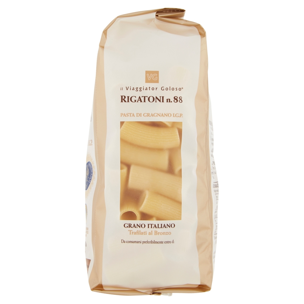 RIGATONI N.88 Pasta di Gragnano I.G.P. il Viaggiator Goloso