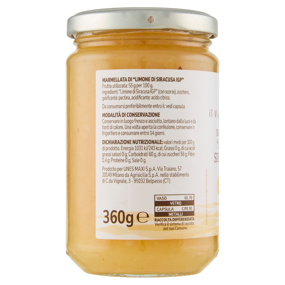 Marmellata di Limone di Siracusa IGP il Viaggiator Goloso